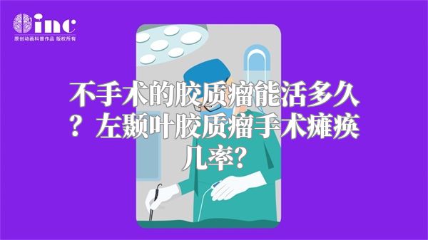 不手术的胶质瘤能活多久？左颞叶胶质瘤手术瘫痪几率？