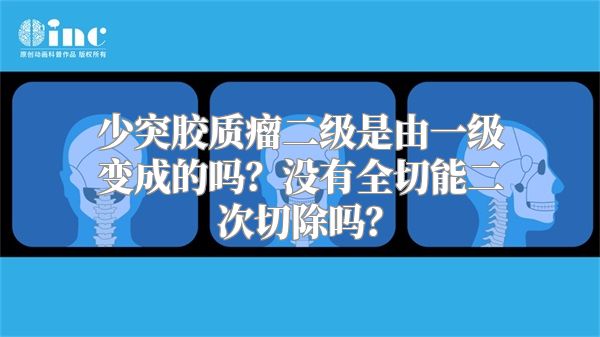 少突胶质瘤二级是由一级变成的吗？没有全切能二次切除吗？