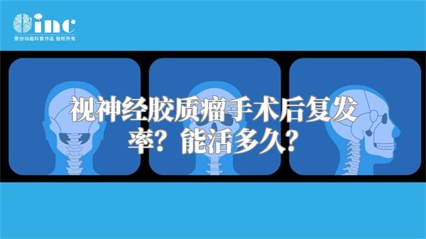 视神经胶质瘤手术后复发率？能活多久？