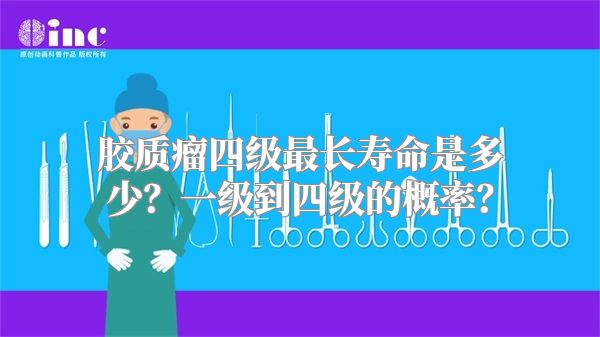 胶质瘤四级最长寿命是多少？一级到四级的概率？