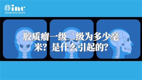 胶质瘤一级二级为多少毫米？是什么引起的？