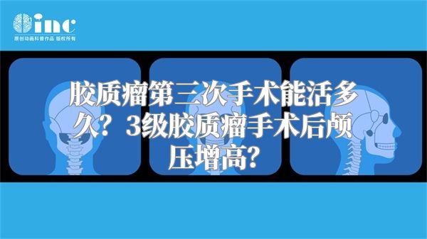 胶质瘤第三次手术能活多久？3级胶质瘤手术后颅压增高？