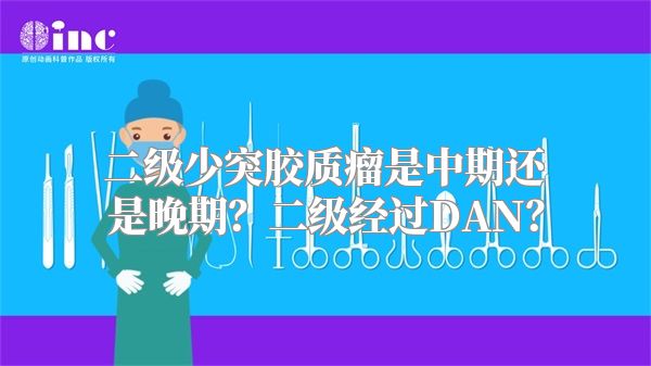 二级少突胶质瘤是中期还是晚期？二级经过DAN？