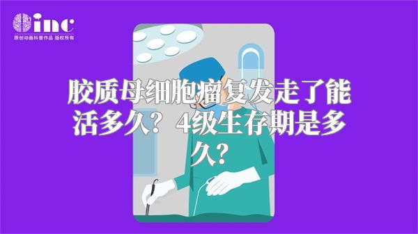 胶质母细胞瘤复发走了能活多久？4级生存期是多久？