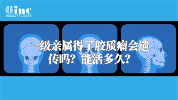 一级亲属得了胶质瘤会遗传吗？能活多久？