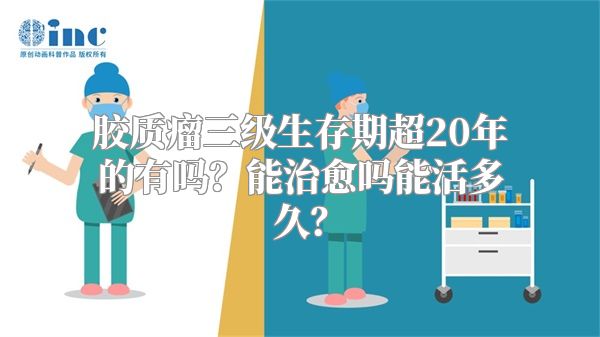 胶质瘤三级生存期超20年的有吗？能治愈吗能活多久？