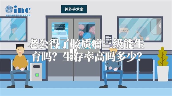 老公得了胶质瘤三级能生育吗？生存率高吗多少？