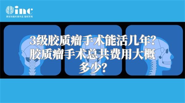 3级胶质瘤手术能活几年？胶质瘤手术总共费用大概多少？