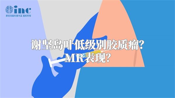 谢坚岛叶低级别胶质瘤？MR表现？