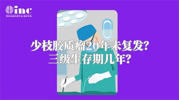 少枝胶质瘤20年未复发？三级生存期几年？