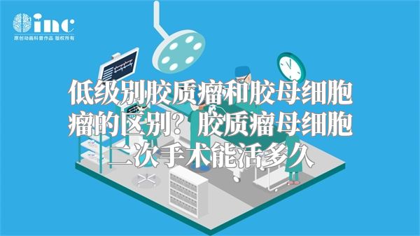 低级别胶质瘤和胶母细胞瘤的区别？胶质瘤母细胞二次手术能活多久