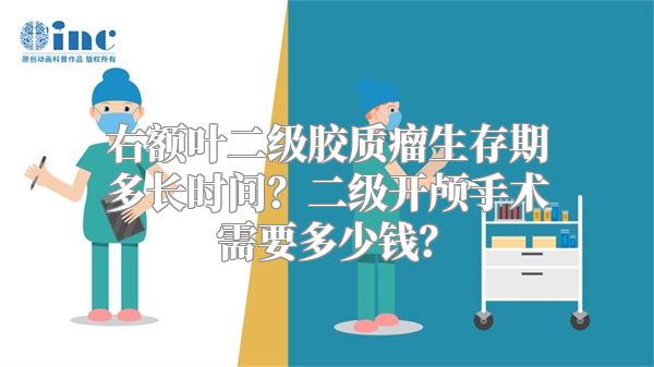 右额叶二级胶质瘤生存期多长时间？二级开颅手术需要多少钱？