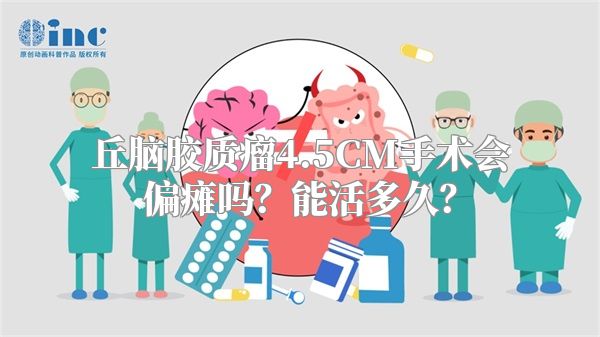 丘脑胶质瘤4.5CM手术会偏瘫吗？能活多久？