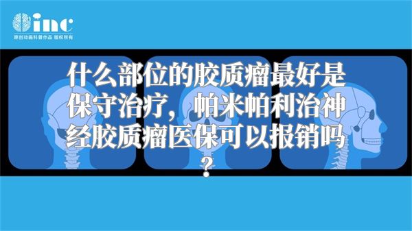 什么部位的胶质瘤最好是保守治疗，帕米帕利治神经胶质瘤医保可以报销吗？