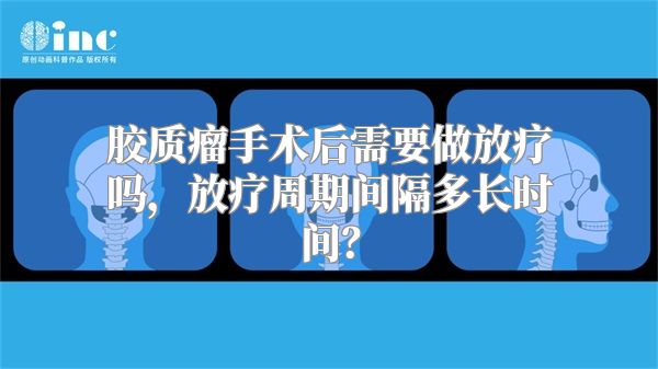 胶质瘤手术后需要做放疗吗，放疗周期间隔多长时间？