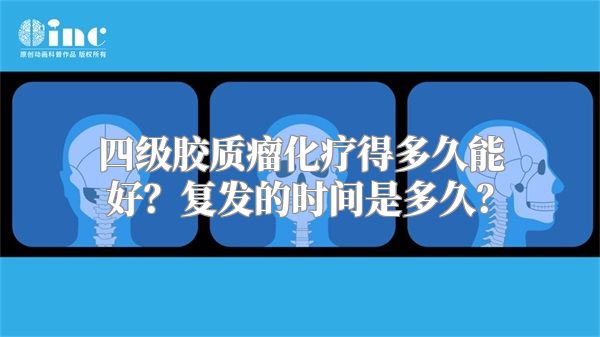 四级胶质瘤化疗得多久能好？复发的时间是多久？