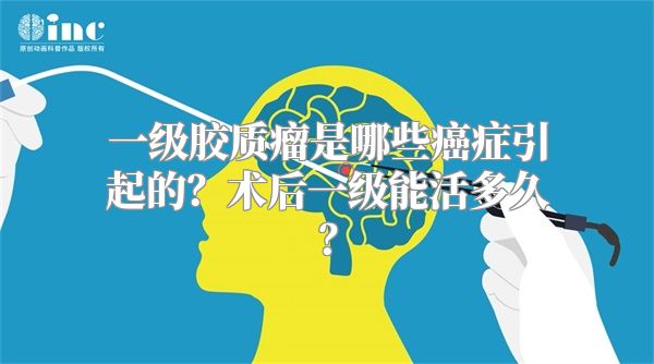 一级胶质瘤是哪些癌症引起的？术后一级能活多久？