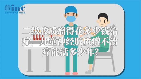 二级胶质瘤得花多少钱治疗，儿童神经胶质瘤不治疗能活多少年？