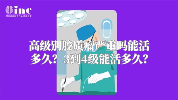 高级别胶质瘤严重吗能活多久？3到4级能活多久？