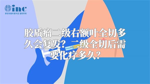 胶质瘤二级右额叶全切多久会复发？二级全切后需要化疗多久？