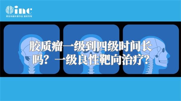 胶质瘤一级到四级时间长吗？一级良性靶向治疗？