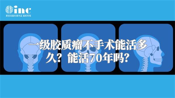 一级胶质瘤不手术能活多久？能活70年吗？