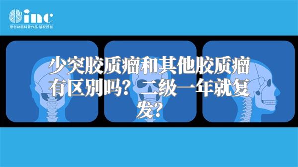 少突胶质瘤和其他胶质瘤有区别吗？二级一年就复发？