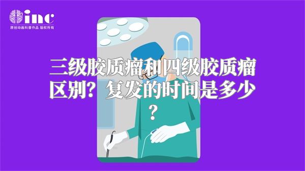 三级胶质瘤和四级胶质瘤区别？复发的时间是多少？