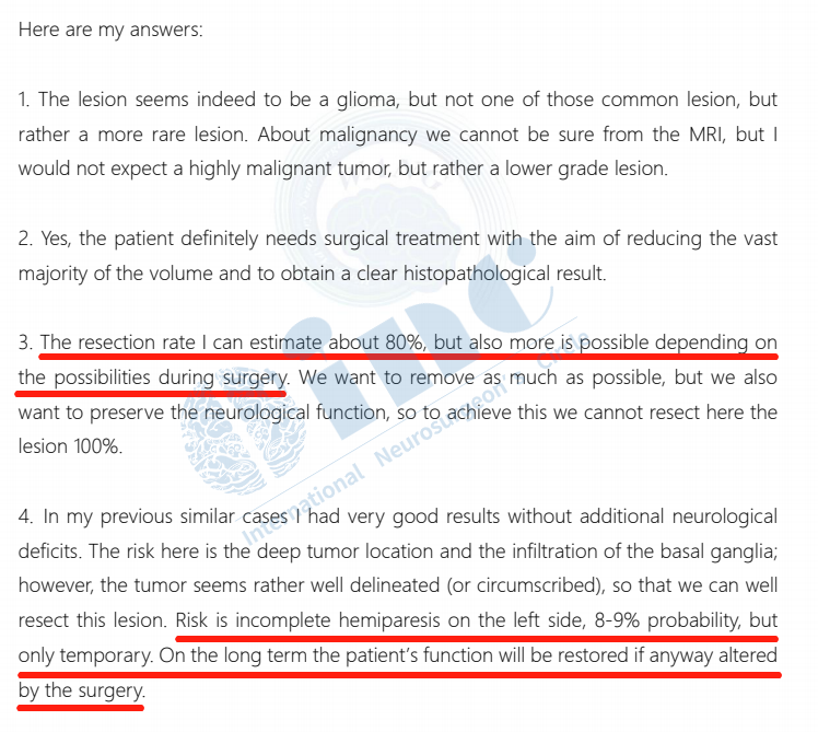 16岁学生患基底节胶质瘤，为何赴德手术能近全切功能区脑瘤