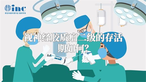 视神经胶质瘤二级的存活期如何？