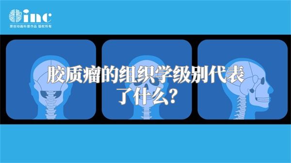 胶质瘤的组织学级别代表了什么？