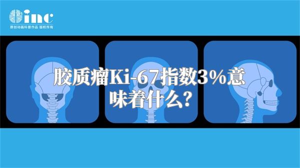 胶质瘤Ki-67指数3%意味着什么？