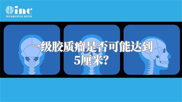 一级胶质瘤是否可能达到5厘米？