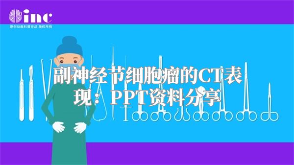 副神经节细胞瘤的CT表现：PPT资料分享