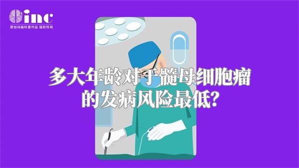 多大年龄对于髓母细胞瘤的发病风险最低？