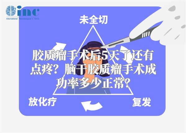 胶质瘤手术后5天了还有点疼？脑干胶质瘤手术成功率多少正常？