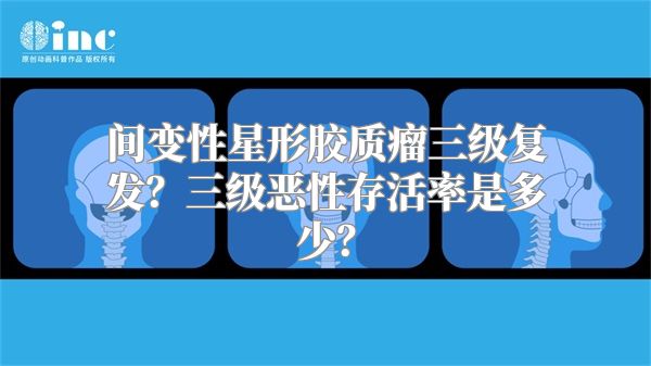 间变性星形胶质瘤三级复发？三级恶性存活率是多少？