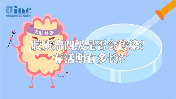 胶质瘤四级是否会传染？存活期有多长？