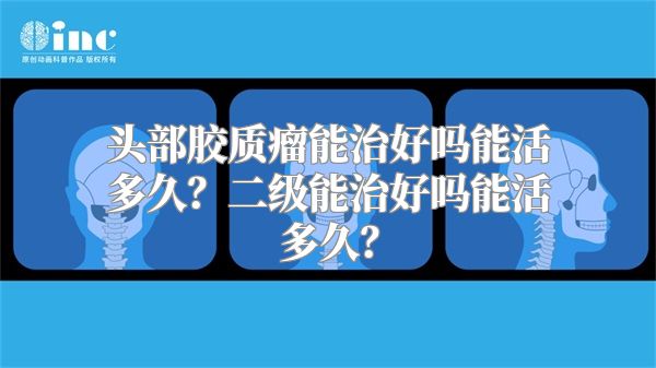 头部胶质瘤能治好吗能活多久？二级能治好吗能活多久？