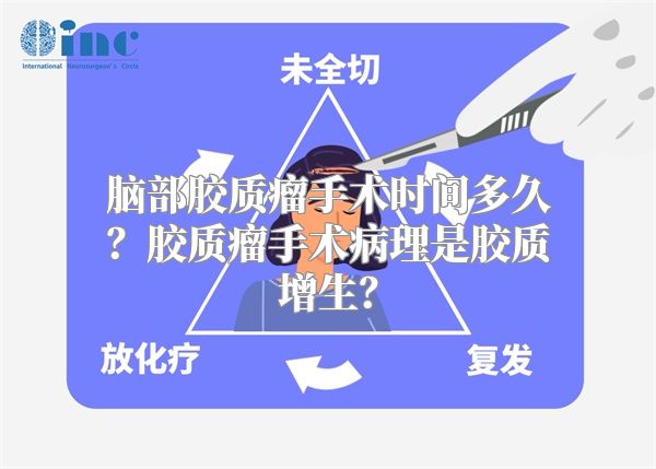 脑部胶质瘤手术时间多久？胶质瘤手术病理是胶质增生？