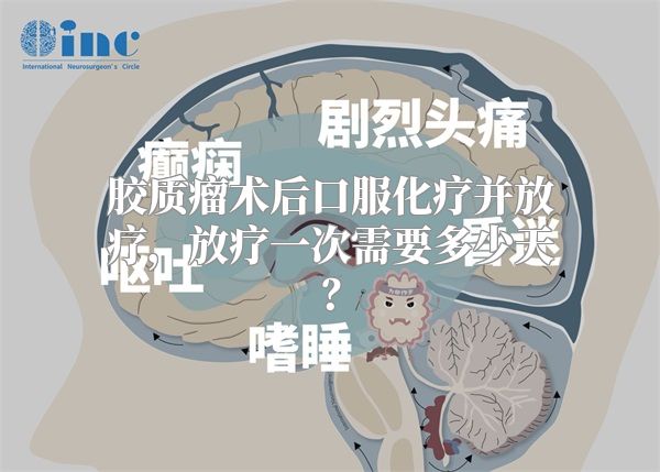 胶质瘤术后口服化疗并放疗，放疗一次需要多少天？