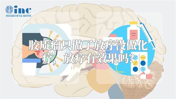 胶质瘤只做了放疗没做化疗，放疗有效果吗？