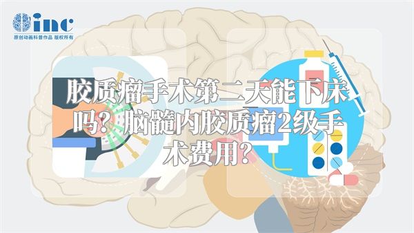 胶质瘤手术第二天能下床吗？脑髓内胶质瘤2级手术费用？