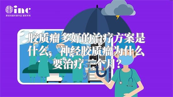 胶质瘤多好的治疗方案是什么，神经胶质瘤为什么要治疗三个月？