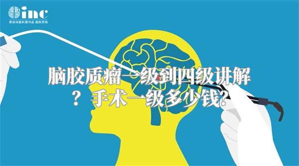 脑胶质瘤一级到四级讲解？手术一级多少钱？