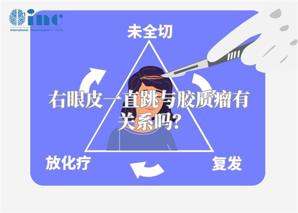 右眼皮一直跳与胶质瘤有关系吗？