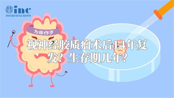 视神经胶质瘤术后14年复发？生存期几年？