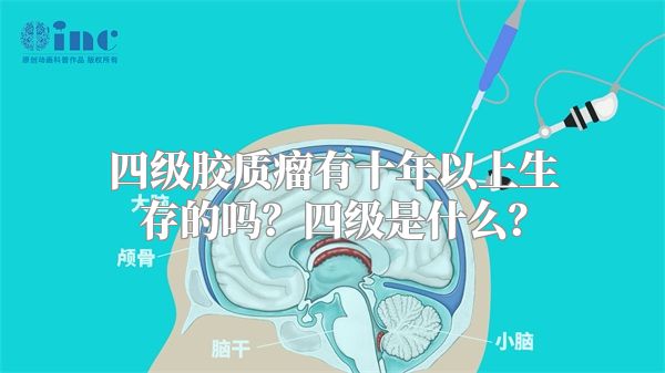 四级胶质瘤有十年以上生存的吗？四级是什么？