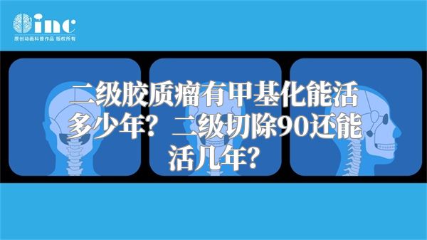 二级胶质瘤有甲基化能活多少年？二级切除90还能活几年？