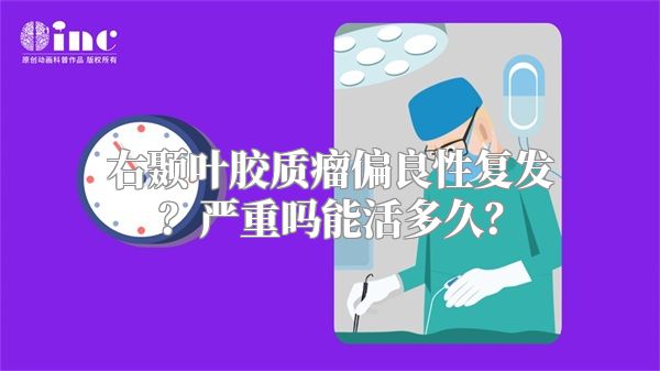 右颞叶胶质瘤偏良性复发？严重吗能活多久？